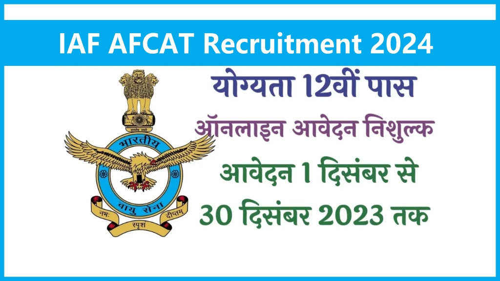 IAF AFCAT Recruitment 2024