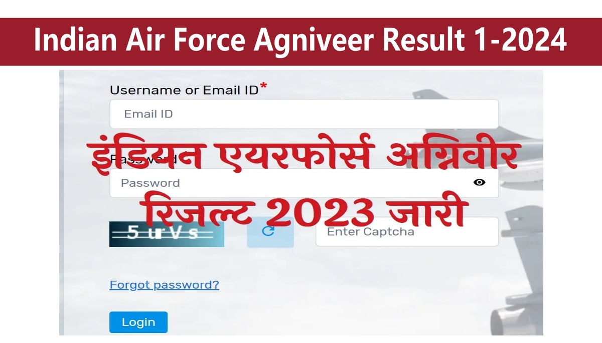 Indian Air Force Agniveer Result 1 2024