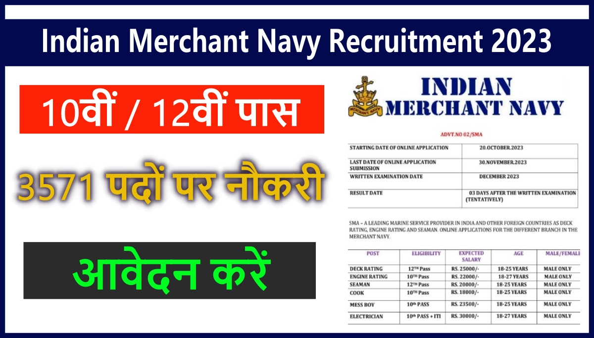 Indian Merchant Navy Recruitment 2023 1