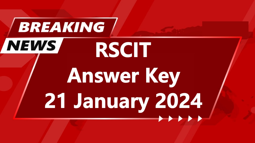 RSCIT Answer Key 21 January 2024